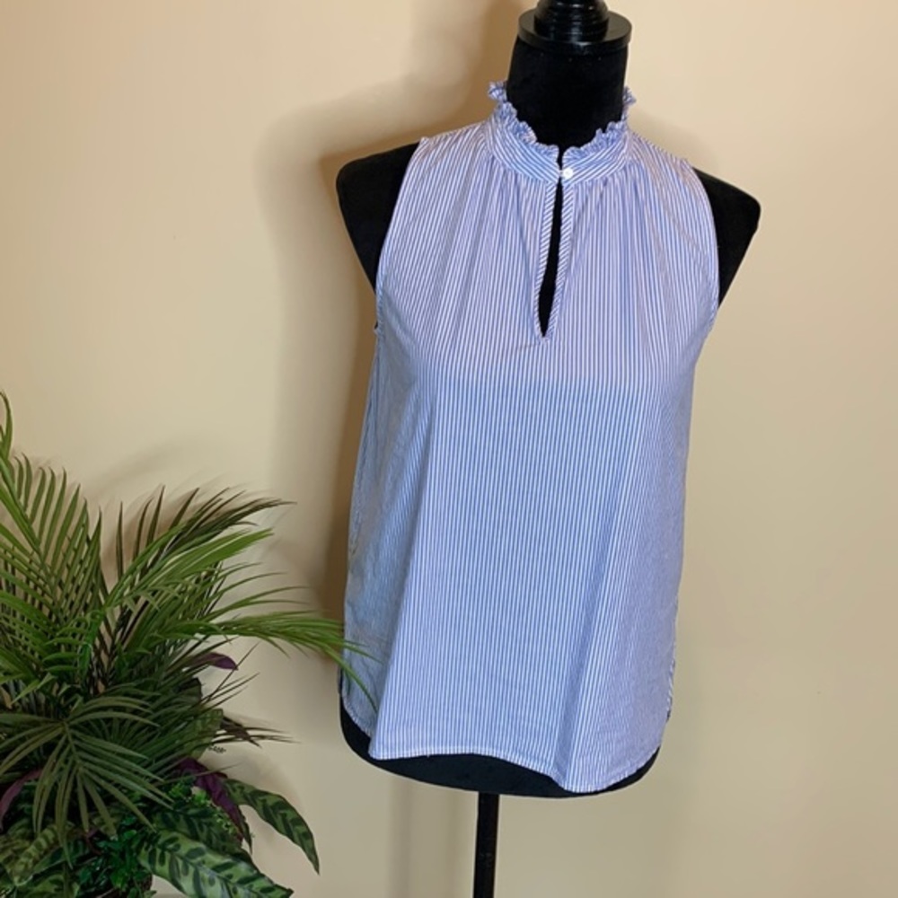 J CREW crisp cotton top